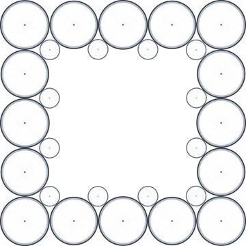 Wheels frame wheels frame, vector art illustration Copyright: xZoonar.com/... Stock Photos