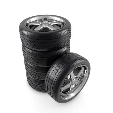 Wheels Stock Illustration