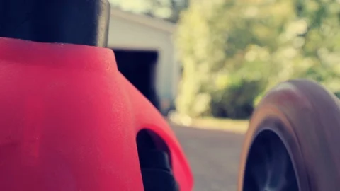 Wheels on scooter Video stock 96043466