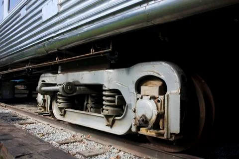 Wheels of a Train Stock Photos