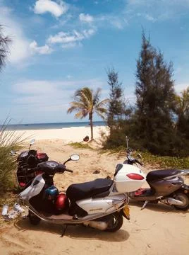 When came to the beach Stock Photos