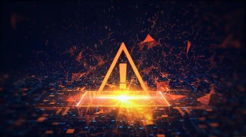 When a computer system is hacked, it is referred to as a cyber-attack. Comput Stock Illustration