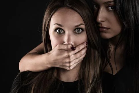 When friendship is dangerous ... Stock Photos