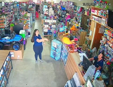 When Having Fun at Work Goes Wrong, Goiania, Goias, Brazil - 03 Sep 2024 Stock Footage 283934956