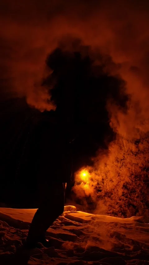 When hot water meets Cold air this is what you get. Stock Footage 326794750
