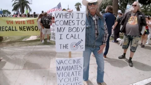 When it comes to my body, I call the shots - Political Rally Video stock 159772287