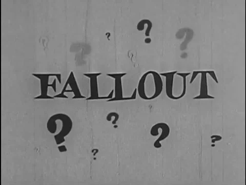 When nuclear bombs explode, mushroom clouds yield millions of radioactive Video stock 74976031