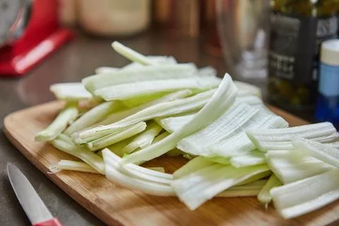 When preparing Swiss chard according to recipe found on the Internet, the Swi Stock Photos