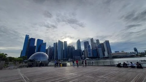 When in Singapore Foto stock