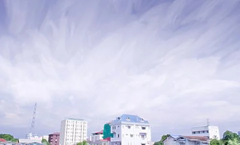 When the sky crystallize freezing to icy Stock Photos