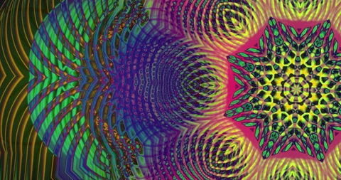 When Stars Kaleidoscope Vídeo Stock 134635669