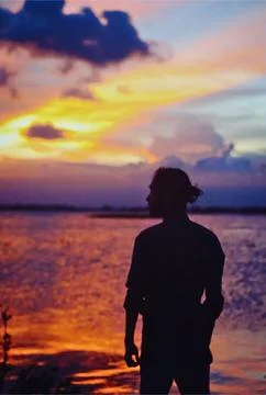 When The Sun Goes Down with Nature Stock Photos