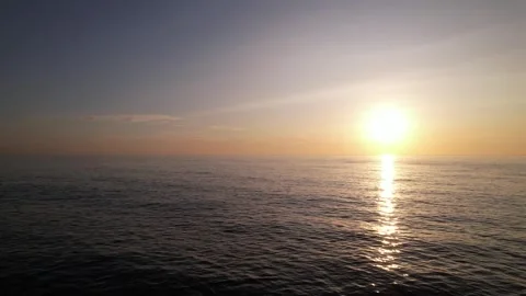 When the sun starts to set Stock Footage 255872437