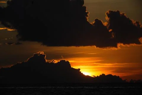 When the sun starts to set.. Stock Photos