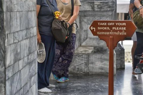 When in Thailand Stockfoto's