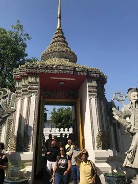 When in Thailand Foto stock