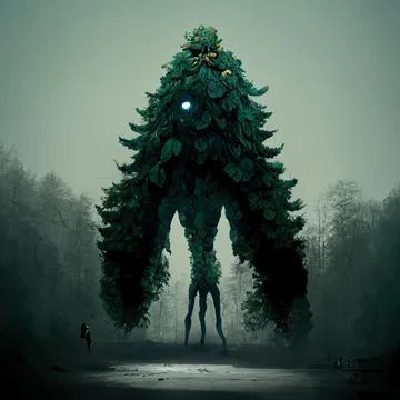 WHEN TREES RULED THE EARTH Stock Illustration