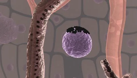 When UV rays hit your skin, your body feels injured and tries to protect itse Stock Illustration