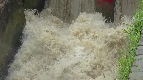 When Water Turns Into a Threat Stock Footage 326290404