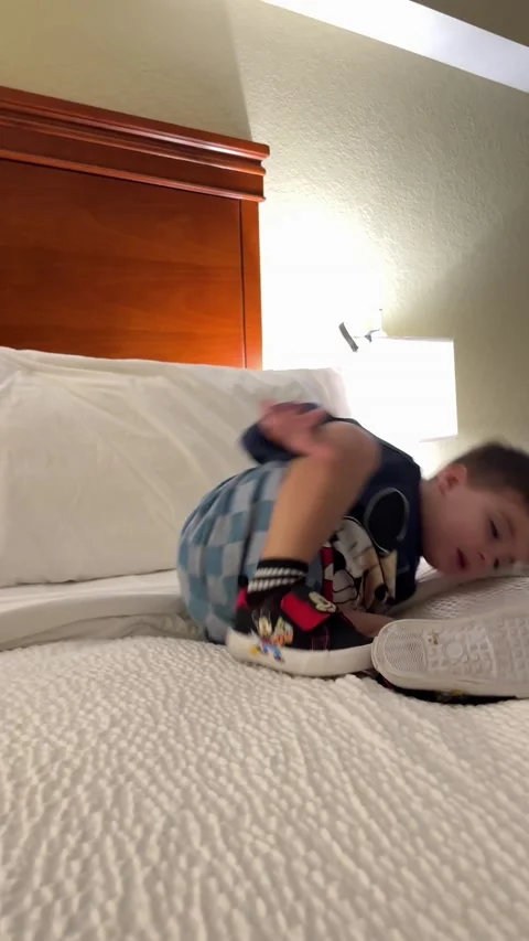 When Your Child Spends 12 Hours at Magic Kingdom, Orlando, Florida, USA - 02 Mar Stock Footage 307350475