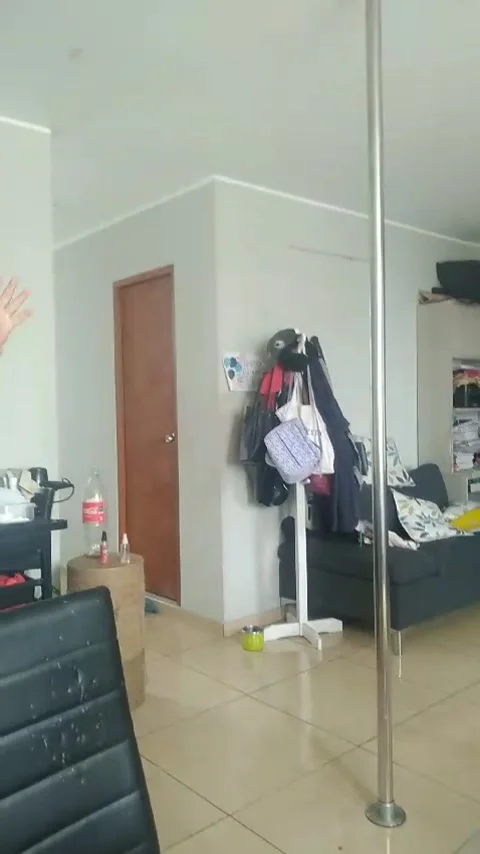 When Your Dad Wants to Try Pole Dancing, Lima, Peru - 07 Dec 2024 Vídeo Stock 295672262