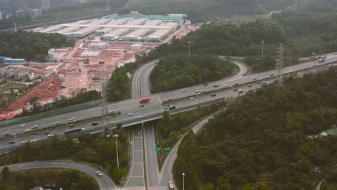 Whenever at work, there is traffic on Shenzhen’s roads 库存影片 148500156