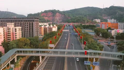 Whenever at work, there is traffic on Shenzhen’s roads 库存影片 148506478