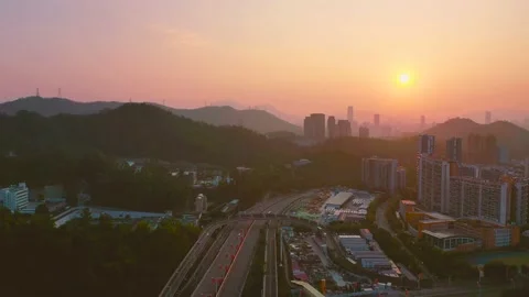 Whenever at work, there is traffic on Shenzhen’s roads 库存影片 148506997