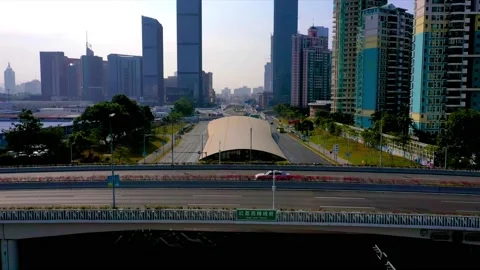 Whenever at work, there is traffic on Shenzhen’s roads 库存影片 148507710