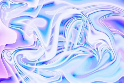 Where art meets fluidity 3d render of liquid pattern like waves in a stylis.. Stock Illustration