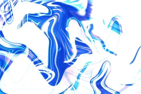 Where art meets marbled expression blue liquid marble abstract background Stock Illustration