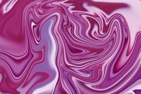 Where art meets vibrant patterns purple abstract liquid metallic reflection.. Illustrazione stock
