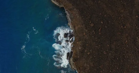 Where the coast meets the sea Stock Footage 116704456