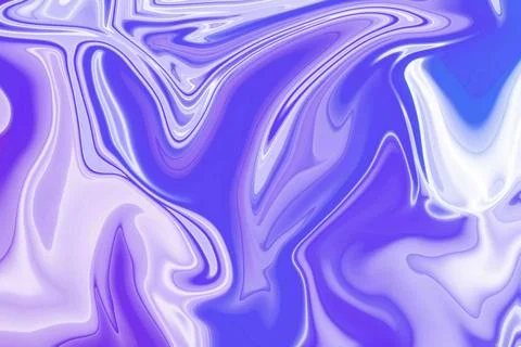Where creativity flows abstract blue and white liquid paint swirls backgrou.. Foto stock
