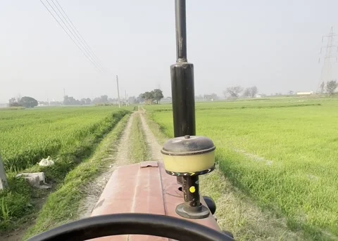 Where the earth meets the wheels of progress. Stock Footage 277988771