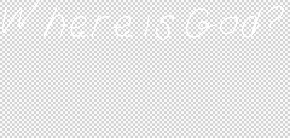 Where is god? text Stock Illustration