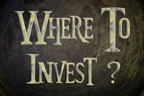 Where to invest concept Stock Illustration
