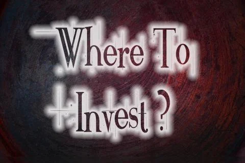 Where to invest concept Stock Illustration