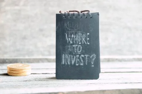 Where To Invest. Investor idea. Stock Photos