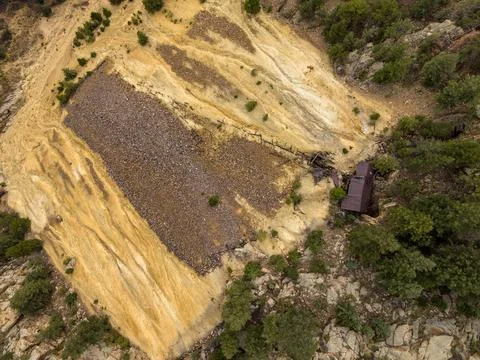 Where Mining History Meets Mountain Wilderness Stock Photos