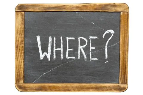 Where quest fr Foto stock