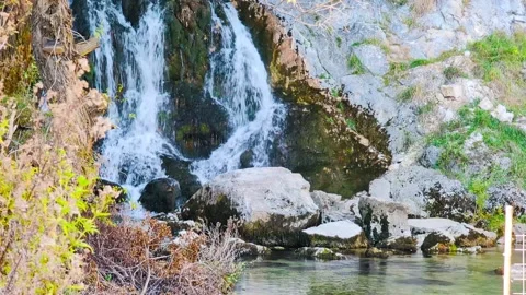 Where the River Falls into Eternity Stock Footage 317278123