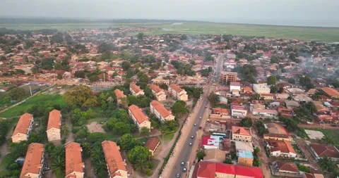 Where Shadows Fall Dusk Above Quartéis de Antula 스톡 동영상 322717174