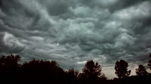 Where Storms Are Born, Extremely Turbulent Cloudscape Time Lapse 스톡 동영상 41513768