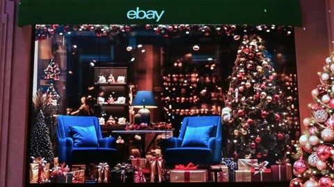 Where will you be buying your Christmas presents, London, United Kingdom Stock Footage 292603119