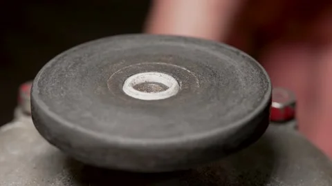 Whetstone on electric motor Видео 169835148