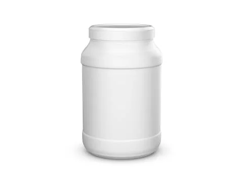 Whey protein container Stock Illustration