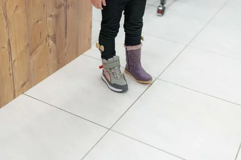 Which boot will it be for my Autumn walk and weekend adventures this season.. Stock Photos