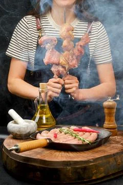 Which is right for you for barbecue? Foto stock