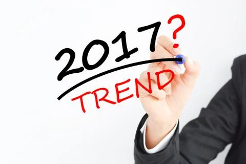 Which is the trend for 2017 question Stock-Fotos